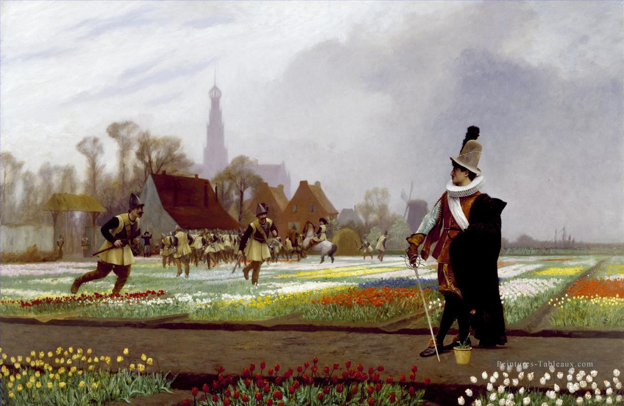 La tulipe Folie Arabe grecque orientalisme Jean Léon Gérôme Peintures à l'huile